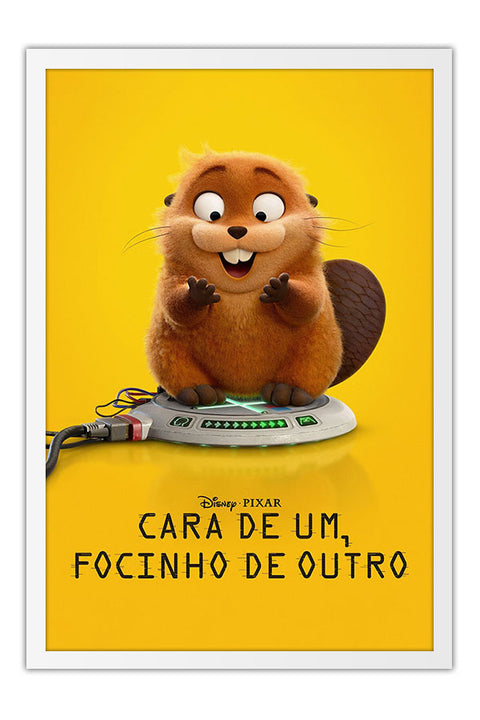 Poster Cara de um Focinho de Outro - Hoppers - Animação - Ficção Científica - Filmes - Moldura branca