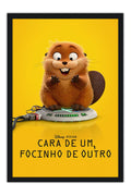 Poster Cara de um Focinho de Outro - Hoppers - Animação - Ficção Científica - Filmes - Moldura preta