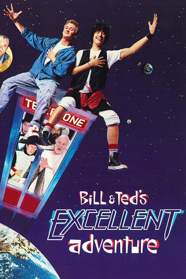 Poster Bill & Ted: Uma Aventura Fantástica - Bill & Ted’s Excellent Adventure - Filmes