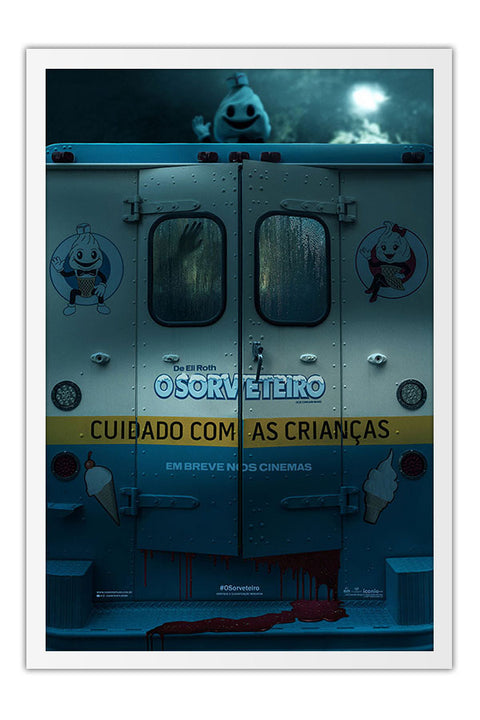 Poster Ice Cream Man o Sorveteiro - Terror - Comédia - Filmes - Moldura branca