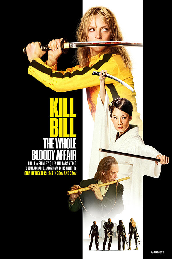 Poster Kill Bill the Whole Bloody Affair Especial - Ação - Filmes - Pôster sem moldura