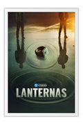 Poster Lanterns Lanternas - Ficção Científica - Séries - Moldura branca
