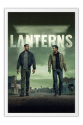 Poster Lanterns Lanternas - Ficção Científica - Séries - Moldura branca