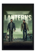 Poster Lanterns Lanternas - Ficção Científica - Séries - Moldura preta