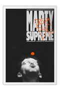 Poster Marty Supreme - Esporte - Drama - Filmes - Moldura branca