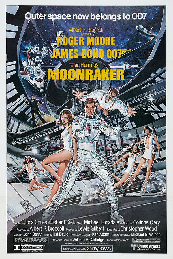 Poster 007 Moonraker James Bond - Clássico - Filmes - Pôster sem moldura