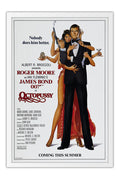 Poster 007 Octopussy James Bond - Vintage - Filmes - Moldura branca