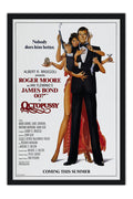 Poster 007 Octopussy James Bond - Vintage - Filmes - Moldura preta