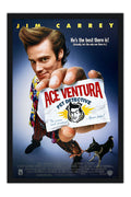 Poster Ace Ventura um Detetive Diferente Jim Carrey - Comédia - Filmes - Moldura preta