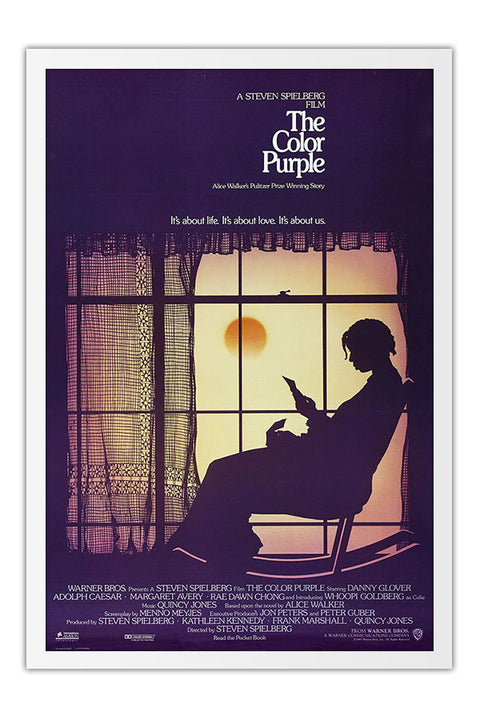 Poster A Cor Púrpura - The Color Purple - Clássico - Filmes - Moldura branca