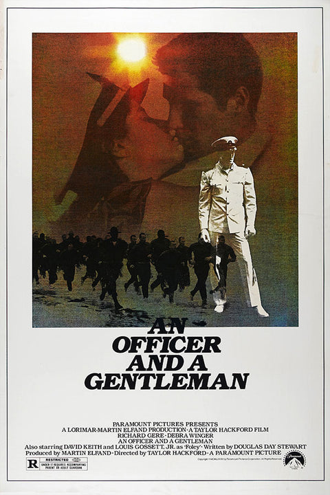 Poster A Força do Destino An Officer and a Gentleman - Clássico - Filmes - Pôster sem moldura