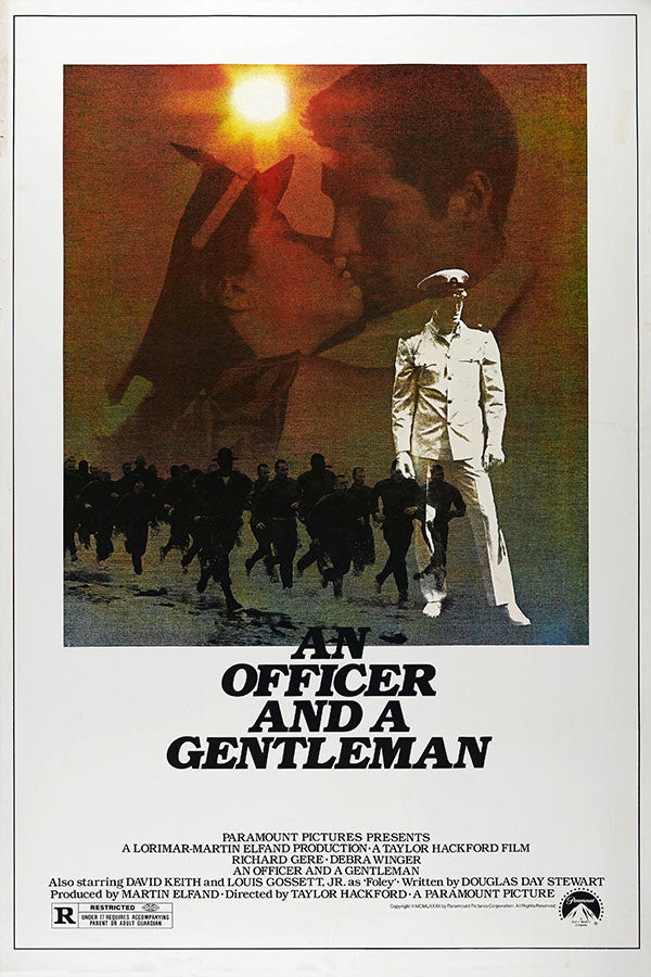 Poster A Força do Destino An Officer and a Gentleman - Clássico - Filmes - Pôster sem moldura