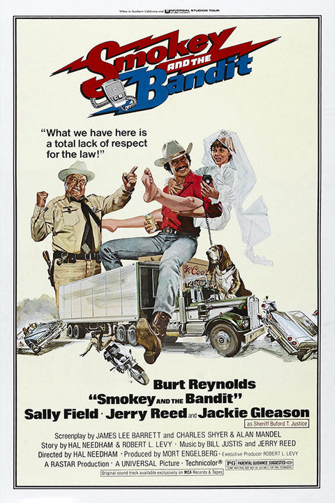 Poster Agarra Me Se Puderes Smokey and the Bandit Burt Reynolds - Clássico - Filmes - Pôster sem moldura