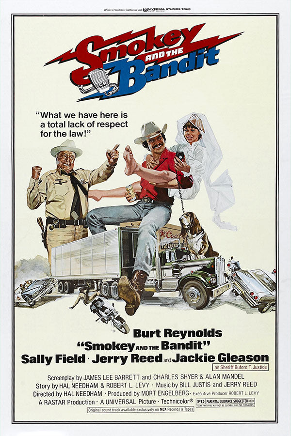 Poster Agarra Me Se Puderes Smokey and the Bandit Burt Reynolds - Clássico - Filmes - Pôster sem moldura
