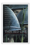 Poster Alem da Linha Vermelha the Thin Red Line - Guerra - Filmes - Moldura branca