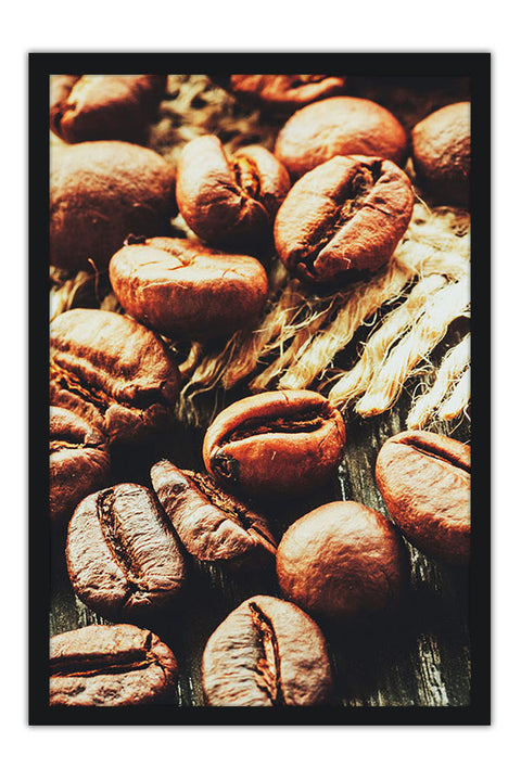 Poster Culinária - Grãos de Café - Cozinhar - Chef - Cozinha - Comida
