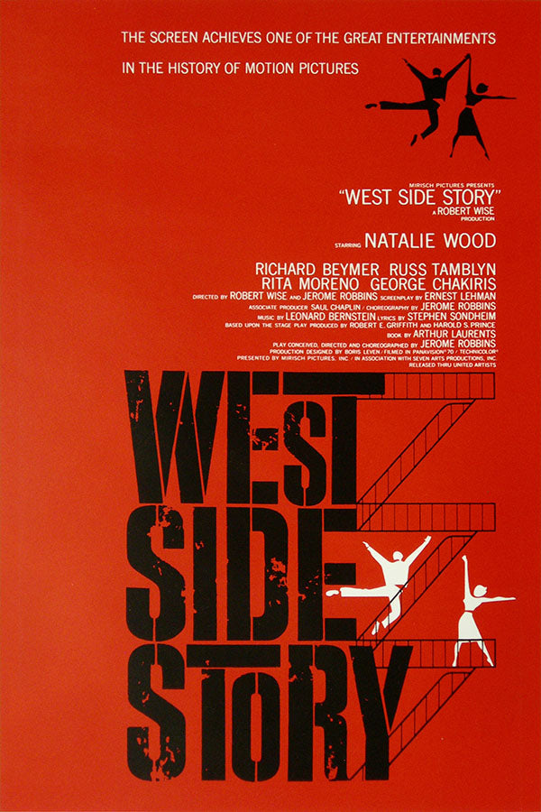 Poster Amor Sublime Amor West Side Story - Musical - Clássico - Filmes - Pôster sem moldura