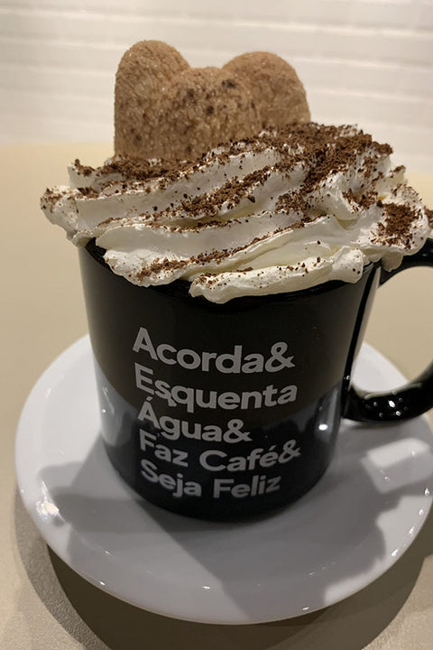 Poster Xicara de Café - Chef - Cozinha - Caneca - Frases - Comida