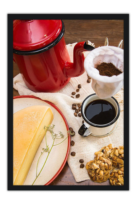 Poster Café da Manhã - Culinária - Chef - Cozinha - Comida