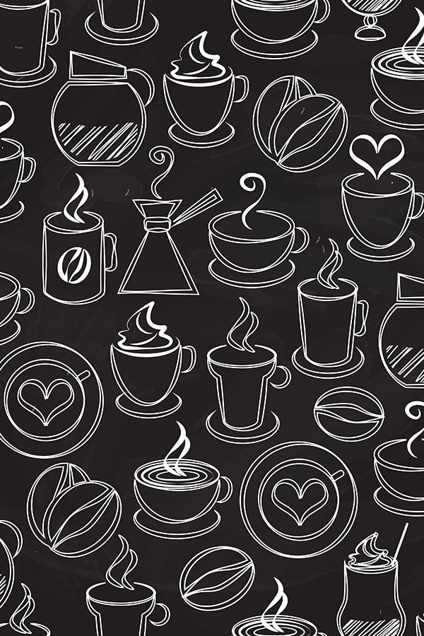 Poster Culinária - Cozinhar - Chef - Cozinha - Padrões - Comida