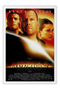 Poster Armageddon Bruce Willis - Filmes - Moldura branca