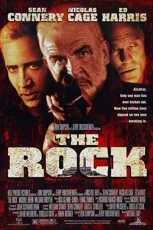 Poster A Rocha the Rock Nicolas Cage Sean Connery - Filmes - Pôster sem moldura