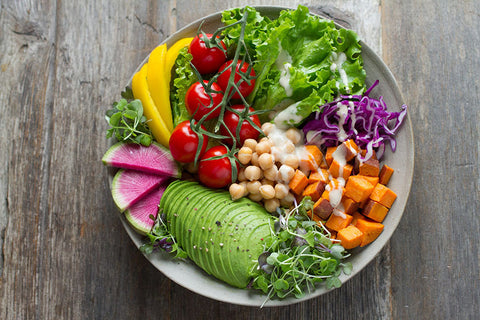 Poster Salada - Frutas e Vegetais - Culinária - Cozinhar - Chef - Cozinha - Comida
