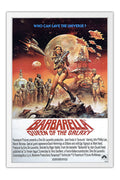 Poster Barbarella Queen of the Galaxy - Vintage - Cult - Filmes - Moldura branca