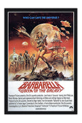 Poster Barbarella Queen of the Galaxy - Vintage - Cult - Filmes - Moldura preta
