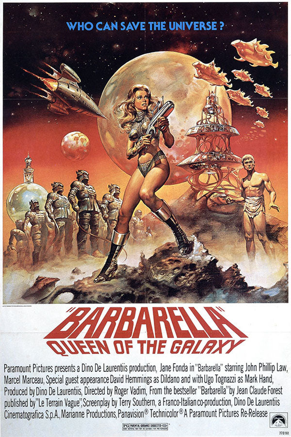 Poster Barbarella Queen of the Galaxy - Vintage - Cult - Filmes - Pôster sem moldura