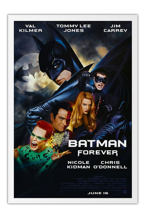 Poster Batman Forever - Filmes - Moldura branca