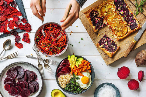 Poster Salada - Frutas e Vegetais - Culinária - Cozinhar - Chef - Cozinha - Comida