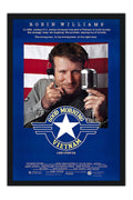 Poster Bom Dia Vietnã Good Morning Vietnam Robin Williams - Filmes - Moldura preta