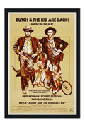 Poster Butch Cassidy e Sundance Kid - Faroeste - Clássico - Filmes - Moldura preta