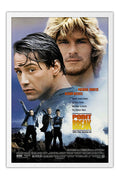 Poster Caçadores de Emocao Point Break Keanu Reeves - Clássico - Cult - Filmes - Moldura branca