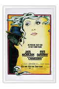 Poster Chinatown Jack Nicholson - Clássico - Vintage - Filmes - Moldura branca