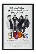 Poster Clerks o Balconista Kevin Smith - Cult - Filmes - Moldura preta