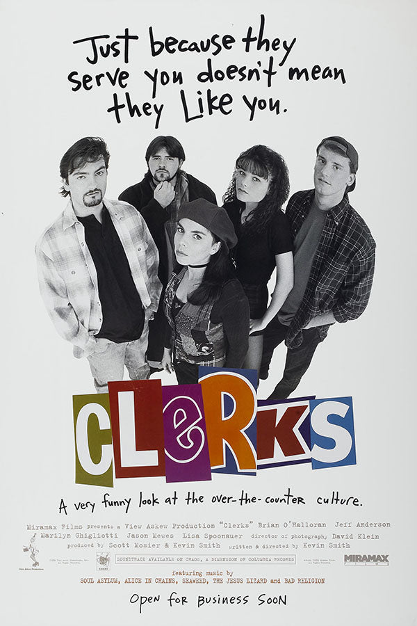 Poster Clerks o Balconista Kevin Smith - Cult - Filmes - Pôster sem moldura