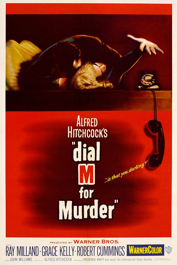 Poster Disque M para Matar Dial M for Murder Alfred Hitchcock - Clássico - Filmes - Pôster sem moldura