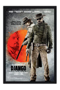 Poster Django Livre Django Unchained Tarantino - Filmes - Moldura preta