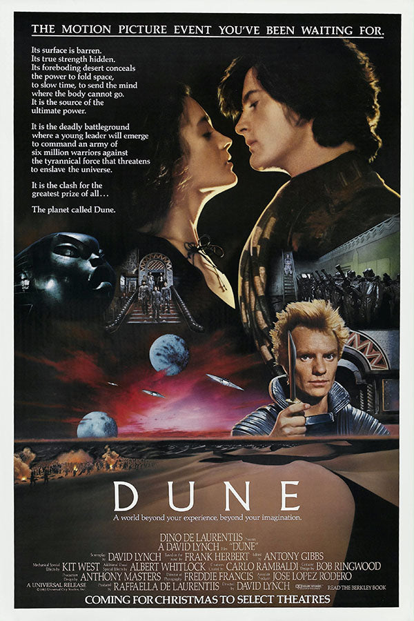 Poster Duna Dune 1984 David Lynch - Cult - Filmes - Pôster sem moldura