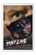 Poster Eles Vivem They Live John Carpenter - Cult - Filmes - Moldura branca