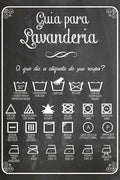 Poster Guia para Lavanderia - Informativo - Utilidades - Frases
