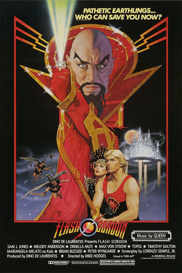 Poster Flash Gordon - Cult - Retrô - Filmes - Pôster sem moldura