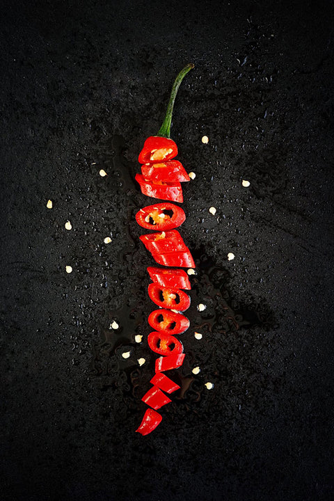 Poster Pimenta - Temperos - Chef - Cozinha - Comida