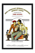 Poster Golpe de Mestre the Sting Paul Newman Robert Redford - Clássico - Filmes - Moldura preta