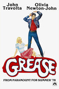 Poster Grease nos Tempos da Brilhantina John Travolta - Vintage - Filmes - Pôster sem moldura