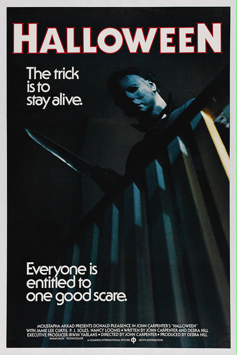 Poster Halloween 1978 Michael Myers John Carpenter - Terror Vintage - Filmes - Pôster sem moldura
