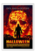Poster Halloween 2007 Rob Zombie - Terror - Filmes - Moldura branca