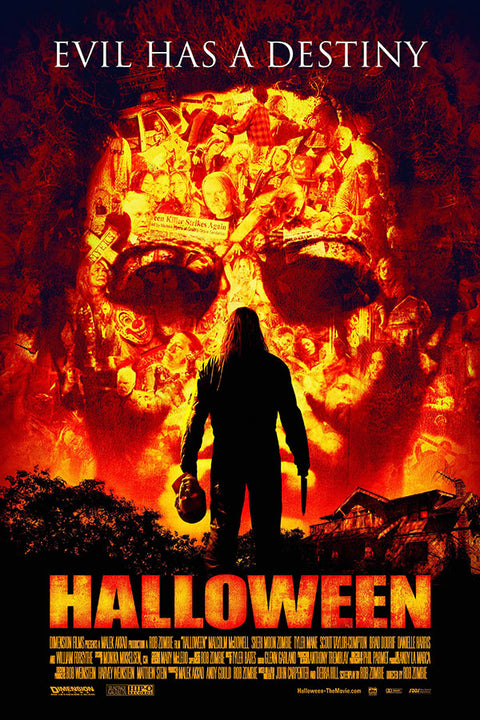 Poster Halloween 2007 Rob Zombie - Terror - Filmes - Pôster sem moldura